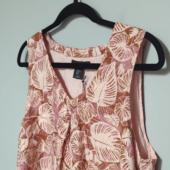 NWT Tahari Pink Floral Sleeveless Dress - Picture 2 of 7